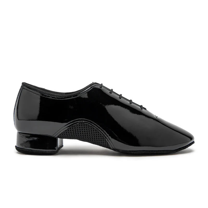 Romeo Men's Ballroom Shoes split-sole and wrap-around toe construction view by Blackpool Dance Store