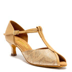 Vienna - Beige/Beige Snake Comfort Fit | International Dance Shoes — image 2