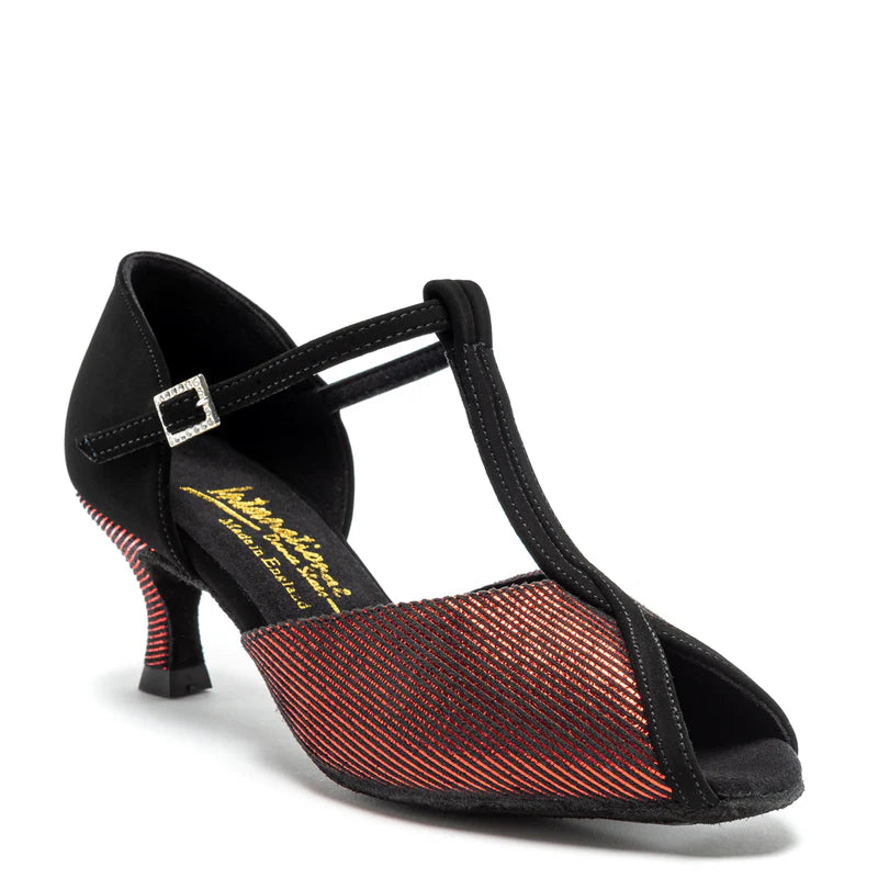 Vienna - Black Nubuck/Red Laser Comfort Fit | International Dance Shoes — image 3