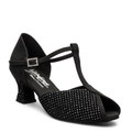 Vienna - Black Nubuck/Hologram Comfort Fit | International Dance Shoes — image 1