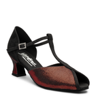 Vienna - Black Nubuck/Red Laser Comfort Fit | International Dance Shoes — image 1