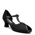 Vienna Sequin - Black Nubuck/Silver Sequin Comfort Fit | International Dance Shoes — image 1