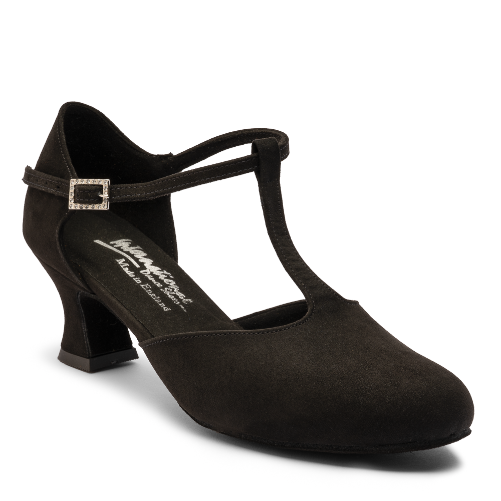 Zoe Comfort Fit - Black Nubuck | International Dance Shoes — image 1