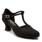 Zoe Comfort Fit - Black Nubuck | International Dance Shoes — image 1