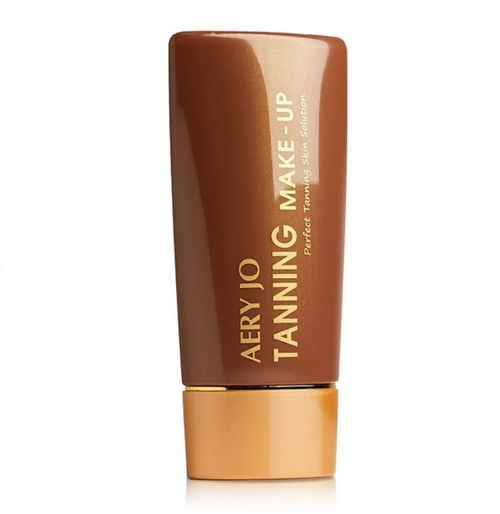 Aery Jo professional liquid tanning makeup tube packaging, high-definition quick-drying smudge-proof stage bronzer for competitive dancesport athletes.