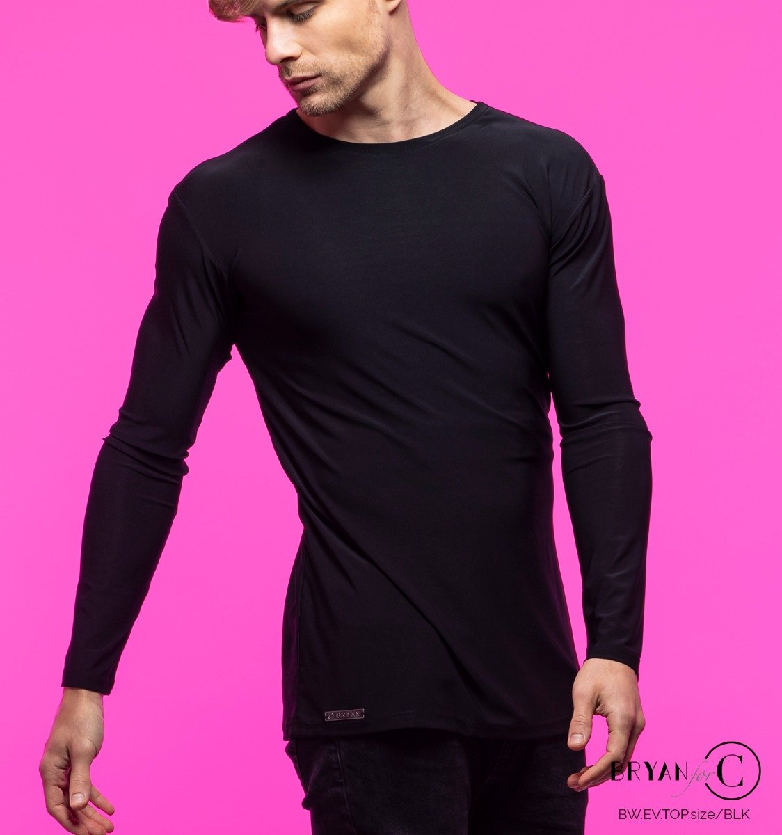 Everett men's Latin top — side view