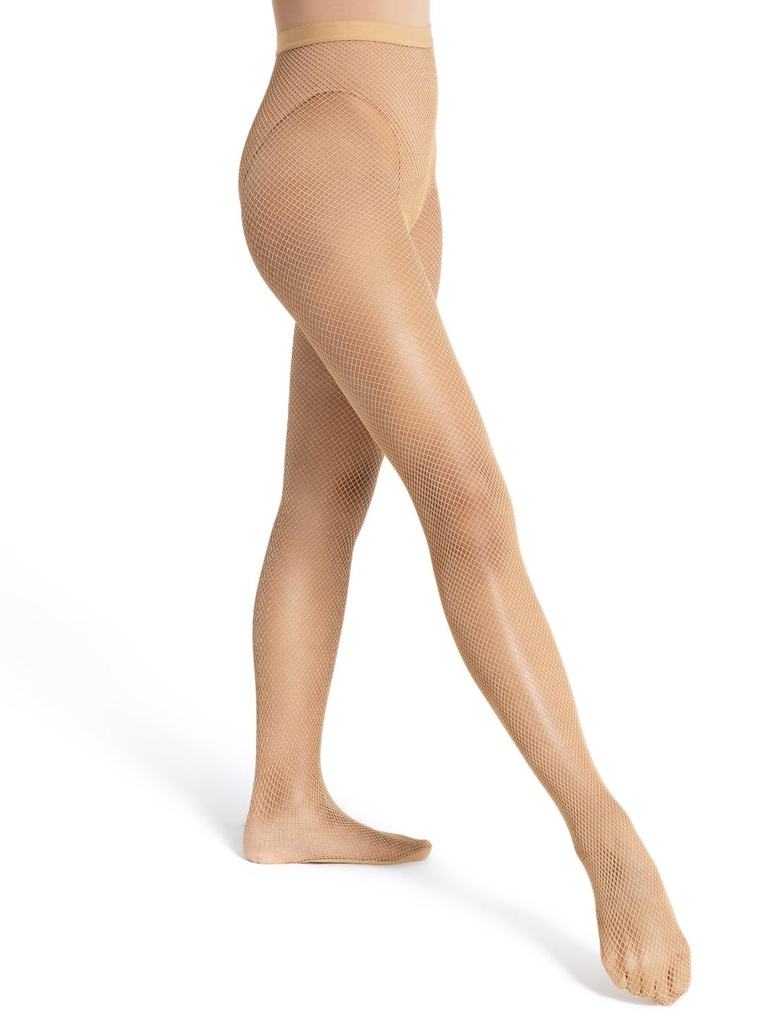 Capezio 3000 Professional Fishnet Tights in Caramel