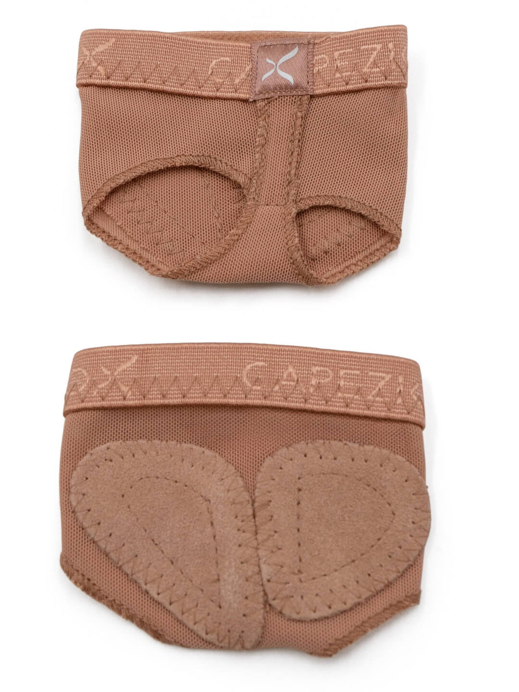 Capezio H07 footUndeez — top and suede sole patches