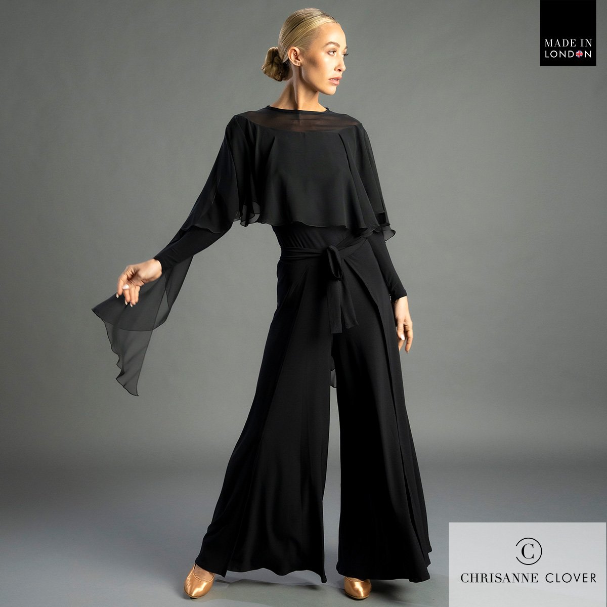 Chrisanne Clover Anya palazzo trousers in movement