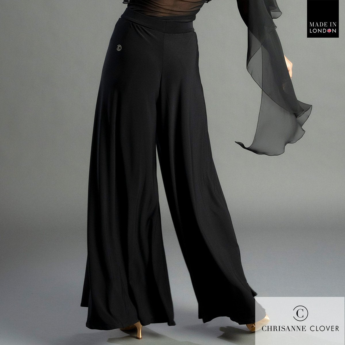 Side split detail on the Chrisanne Clover Anya trousers