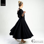 Chrisanne Clover Bellatrix top worn with the Clio Ballroom skirt