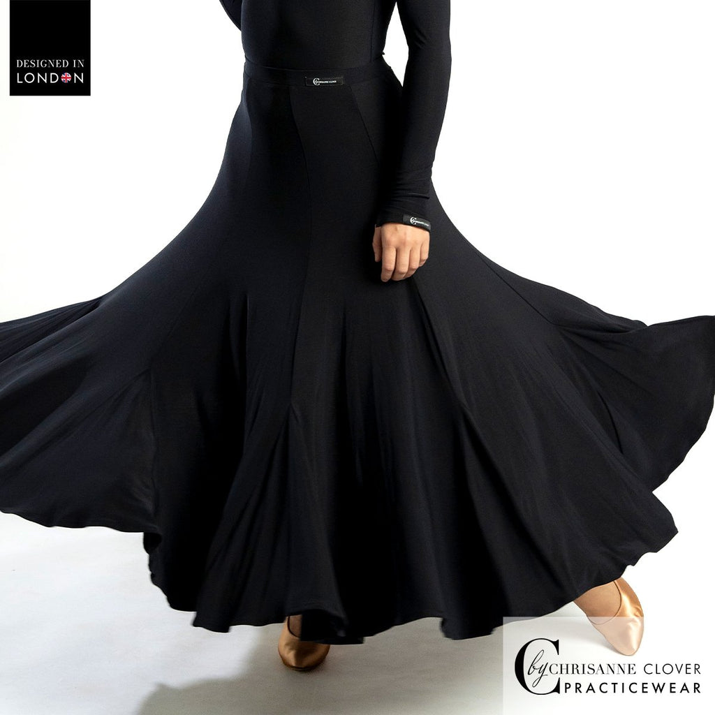 Chrisanne Clover Capella Ballroom skirt in black