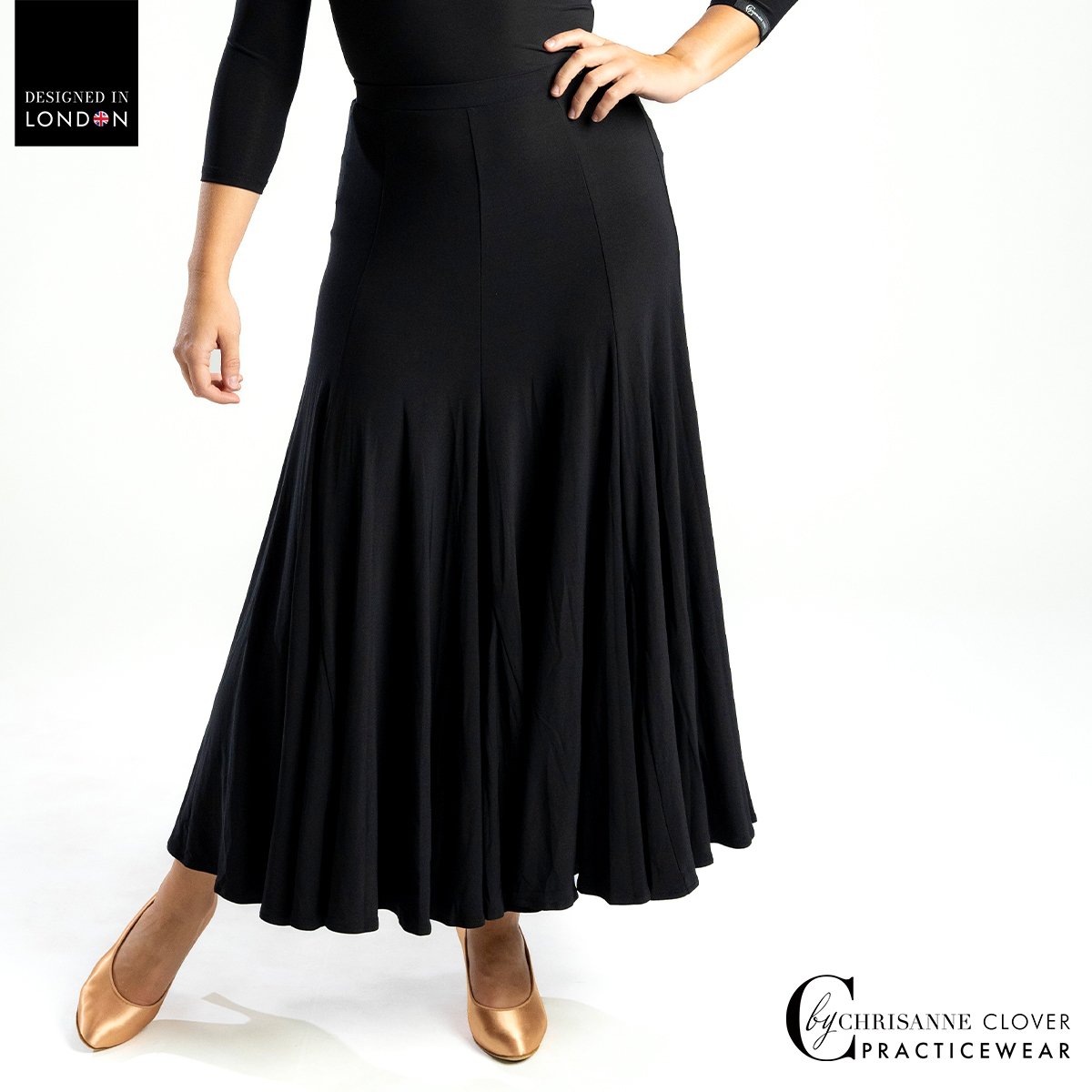 Chrisanne Clover Capella Ballroom skirt — side view