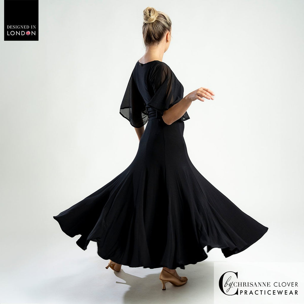 Chrisanne Clover Capella Ballroom skirt worn with the Galaxy top
