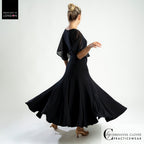 Chrisanne Clover Capella Ballroom skirt worn with the Galaxy top