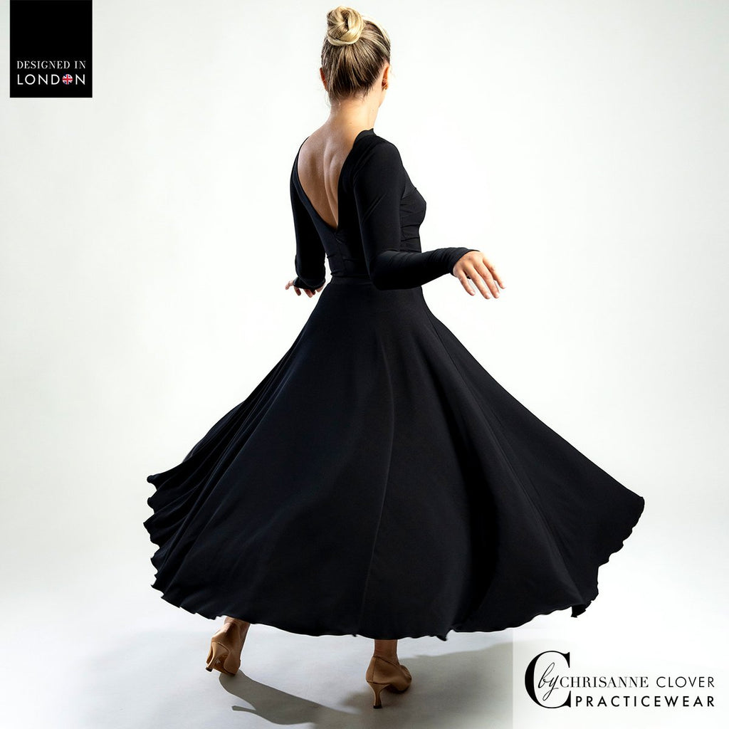 Chrisanne Clover Clio Ballroom skirt worn with the Eris leotard