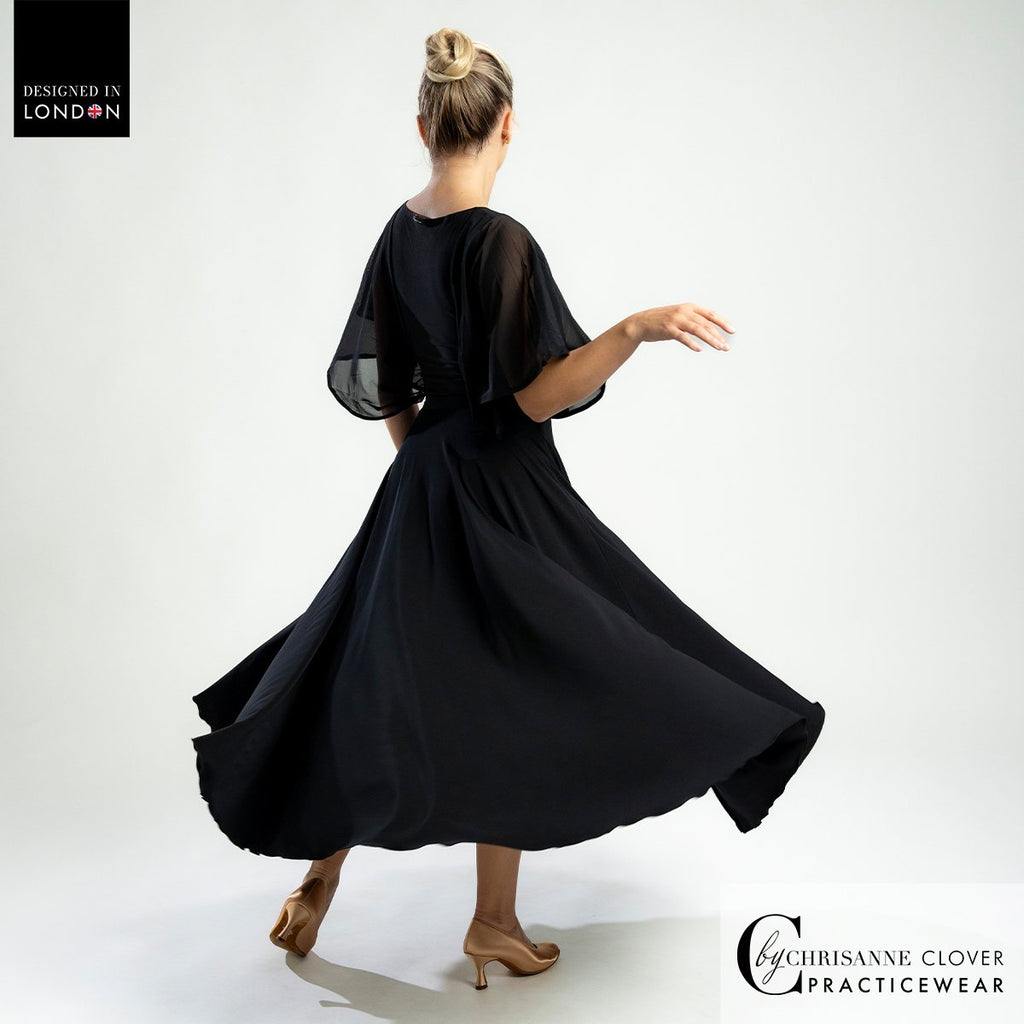 Clio Ballroom skirt and Galaxy top in a turn