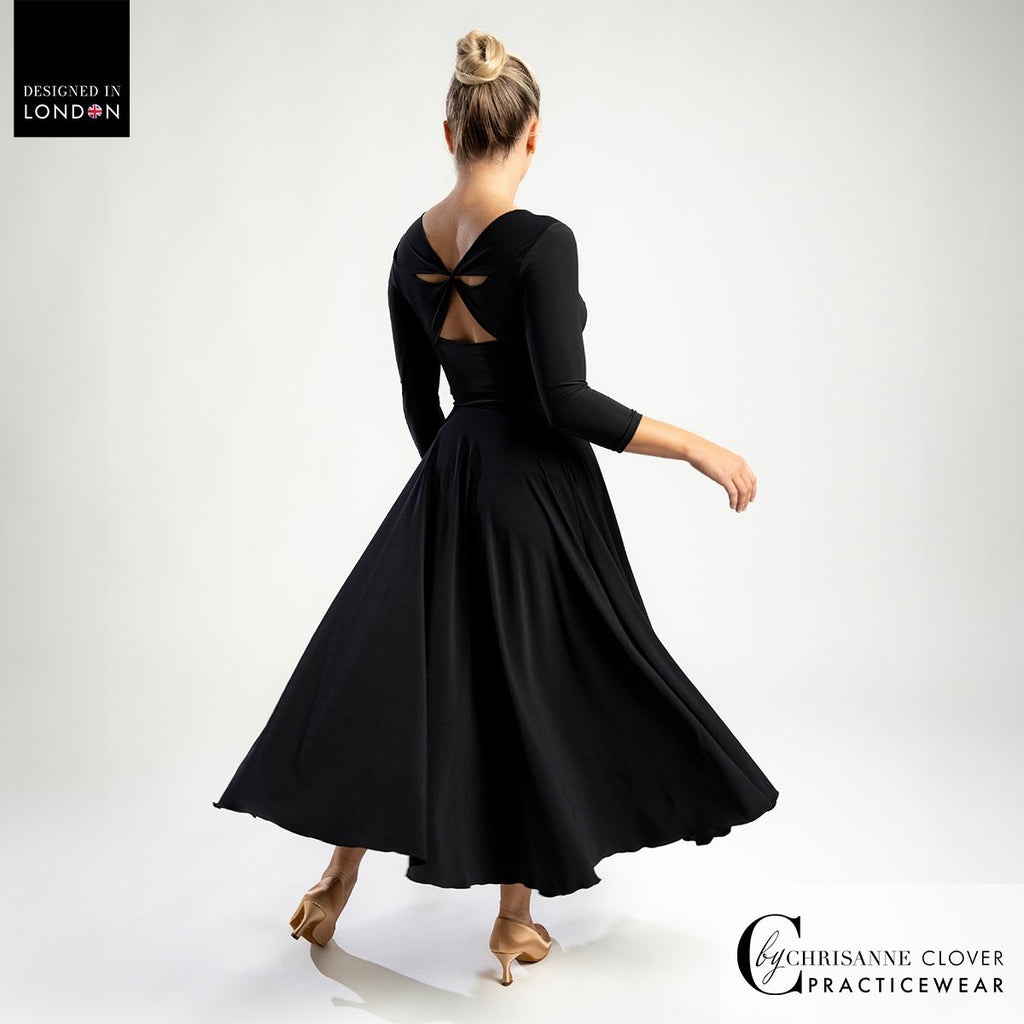 Chrisanne Clover Gaia top worn with the Clio Ballroom skirt