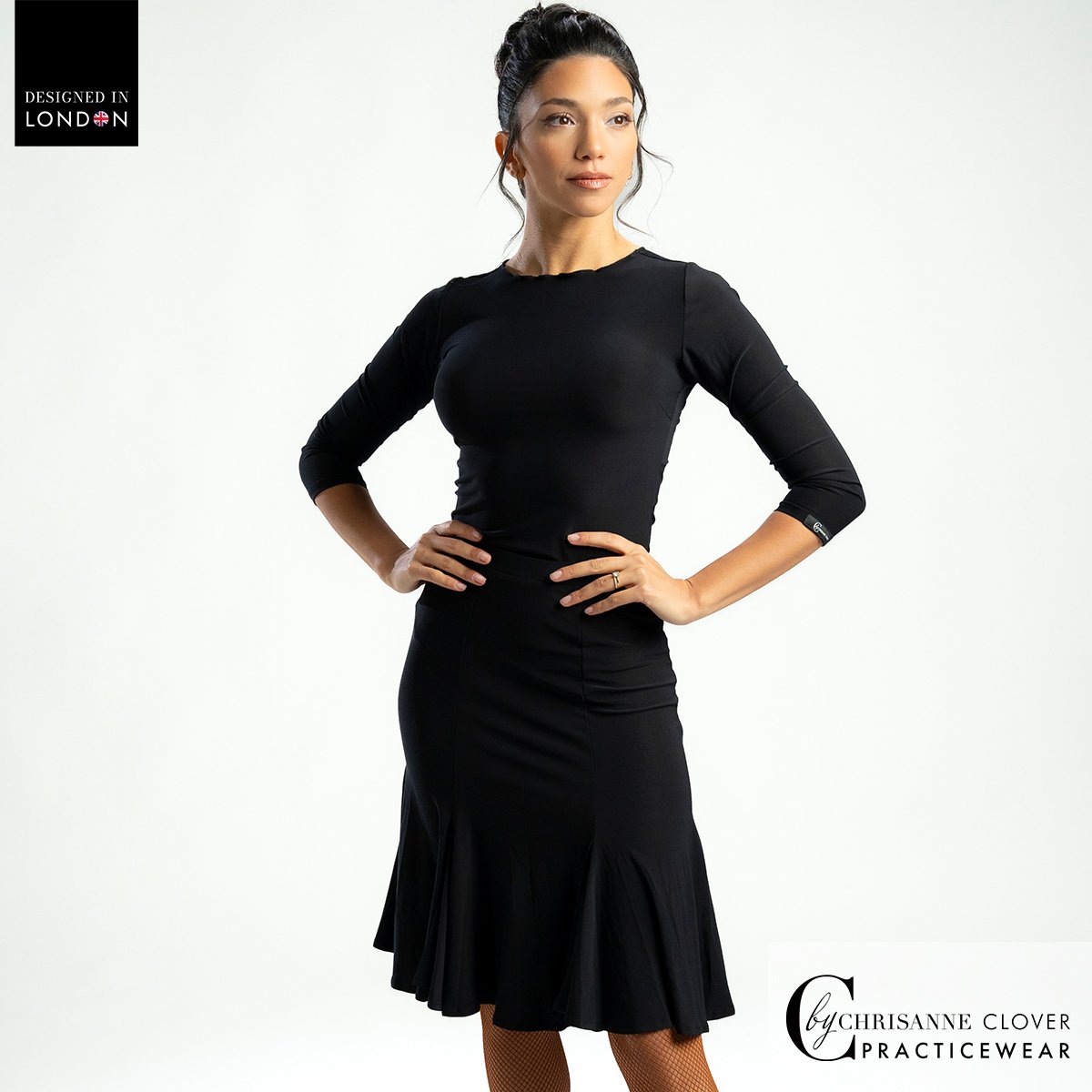 Chrisanne Clover Gaia top worn with the Neptune Latin skirt
