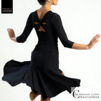 Gaia top and Theia Latin skirt in a turn