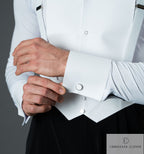 Cuff detail on the Chrisanne Clover Ballroom competition shirt
