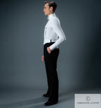 Chrisanne Clover competition shirt, full-length side view