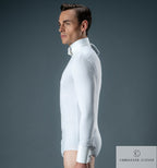 Chrisanne Clover Ballroom competition shirt, side view