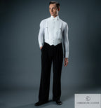 Chrisanne Clover competition shirt worn with Ballroom trousers