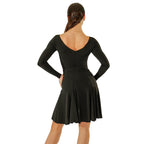 Back view of the DSI 3287 leotard showing the modest V back