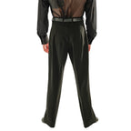 Back view of the DSI London 3961 high waisted dance trousers
