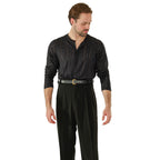 Man wearing the DSI 3971 Bologna practice top with DSI trousers and a belt