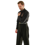 Full-length view of the DSI London 3972 Massimo shirt with DSI trousers