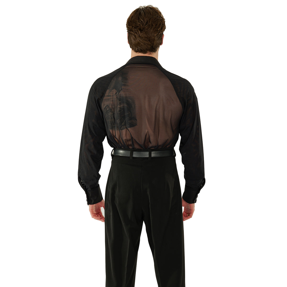 Side view of the DSI 3972 Massimo men’s Latin shirt