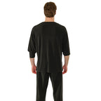 Back view of the DSI London 3973 men’s loose fit jersey top