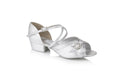Freed of London Lucy 1" A faux leather and glitter shoe with adjustable vamp, crossover straps and diamante buckle — Blackpool Dance Store