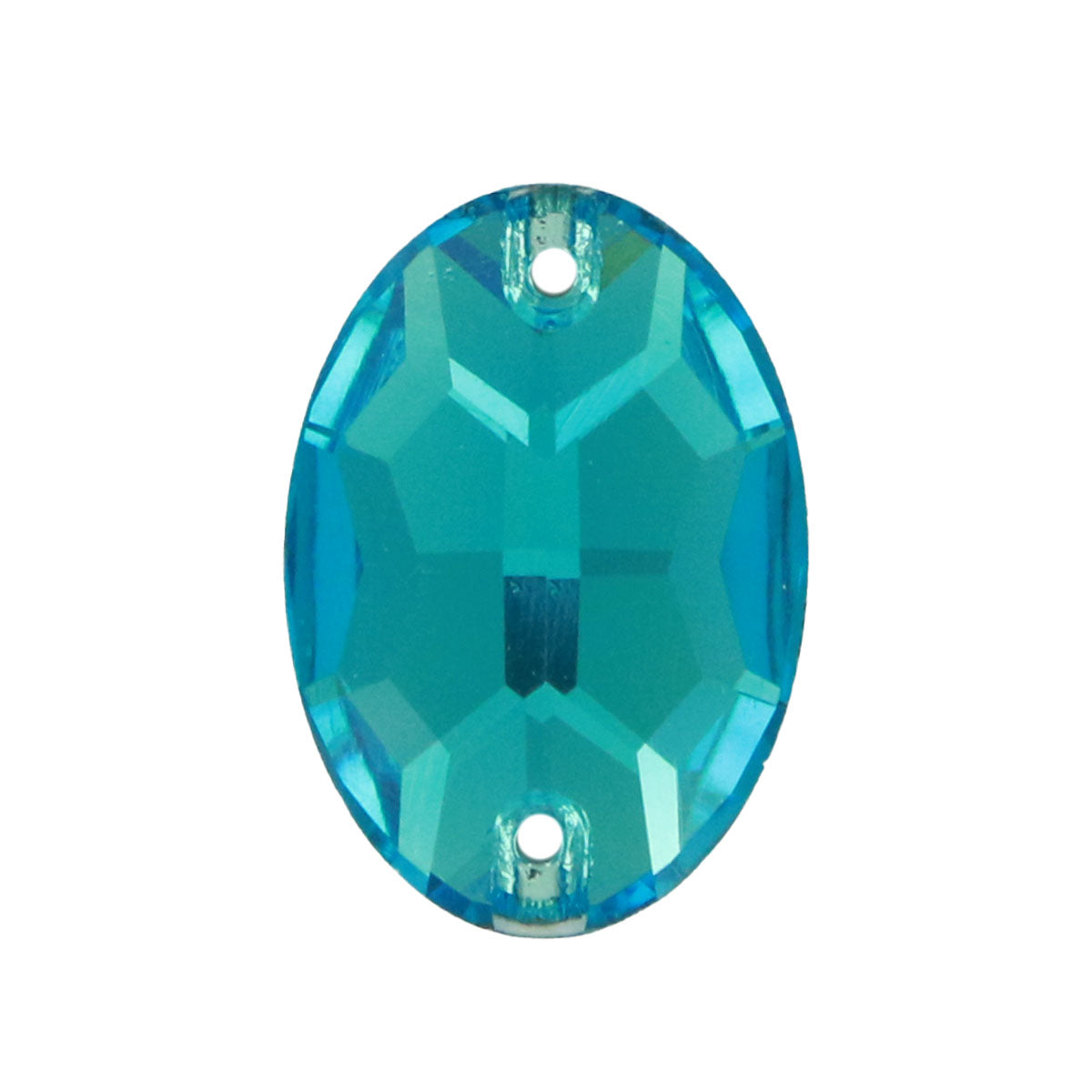 Lumie Oval Sew-On Crystals