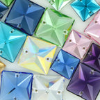 Lumie Square Sew-On Crystals