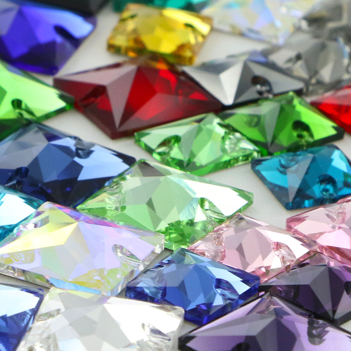 Lumie Square Sew-On Crystals