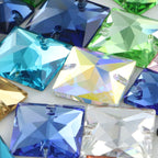 Lumie Square Sew-On Crystals